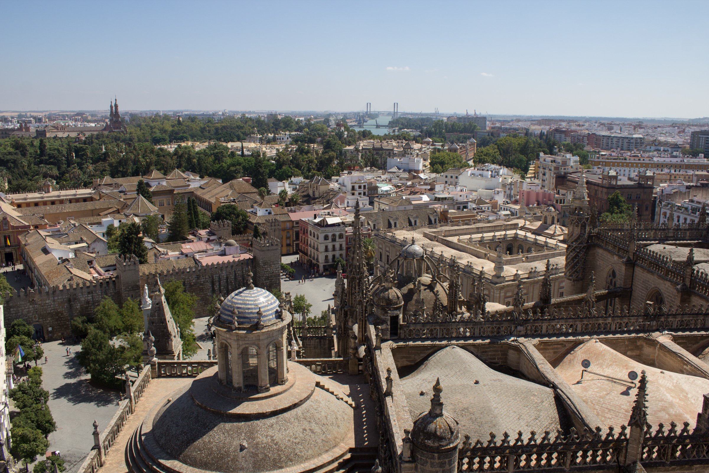 A view of Sevilla from the top of La Gerald